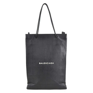 Balenciaga North South Shopping Bag Leather Shoulder Black